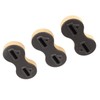 3 Pcs Surfboard Fin Box Round Cup Shape PVC Nine