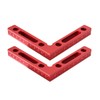 Mocoum Aluminium Alloy 90 Degree Positioning Squares 4.7" x 4.7"(12x12cm)