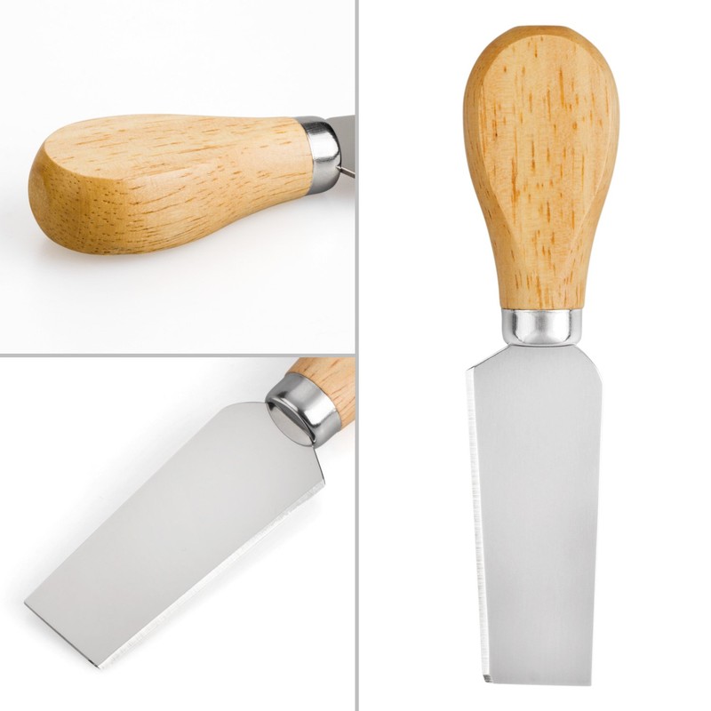 YXChome 4 Cheese Knives Set - Cheese Knife,Cheese Fork,Cheese Slicer,Butter