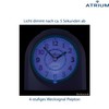 Atrium Kinder Wecker Analog Quarz ohne Ticken mit Licht und