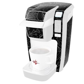 WraptorSkinz Decal Style Vinyl Skin compatible with Keurig K10 / K15 Mini Plus Coffee Makers Fall White (COFFEE MAKER NOT INCLUDED)