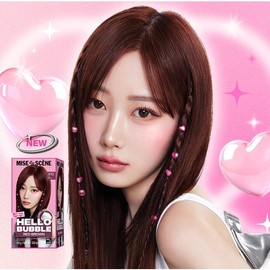 Mise-en-scène New Hello Bubble 3RB Red Brown 100G / 미쟝센 뉴 헬로버블 3RB 레드브라운 100G