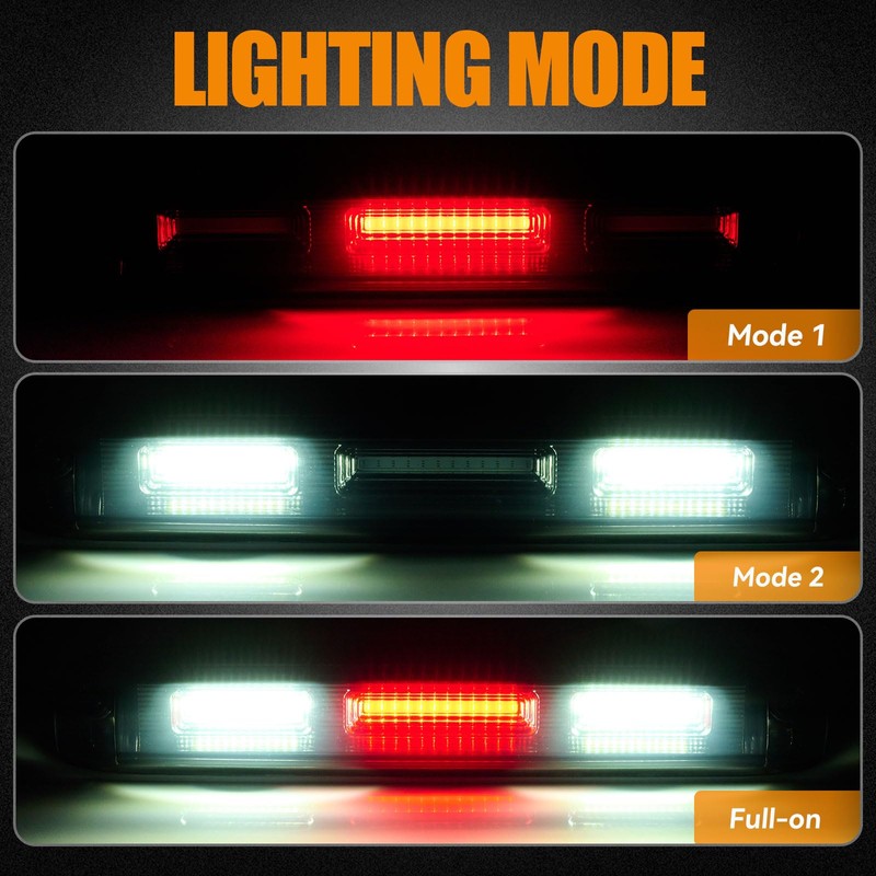 Third 3rd Brake Light, LED High Mount Stop Light for