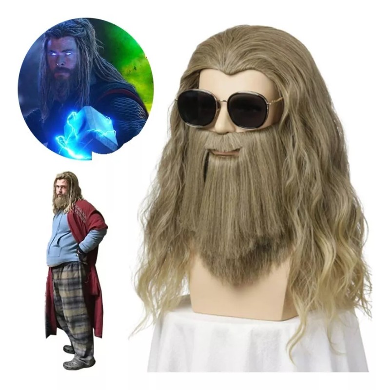 Generic Los Vengadores Gordo Thor Beard Pelucas