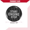 Hihaha Carbon Fiber Pattern Engine Start Button Cover Trim for