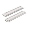 Rulex Recycled 15cm 6 inch Flat Oval Metric Scale Ruler