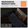 X9 Performance Teclado inalámbrico Bluetooth pequeño con soporte para teléfono