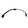 Seadream 2.5mm Audio Splitter Cable, Female to Dual Male,TRRS Y