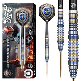 Future Knights Darkstar Steel Tip Dart Set-90% Tungsten Professional Darts for Bristle Dartboard