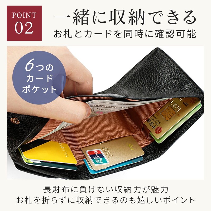 grooblue Trifold Wallet, Women's, Men's, Genuine Leather, Mini Wallet, Mini