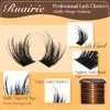 Ruairie Lash Clusters Wispy Eyelash Clusters Lash Extensions 8-18MM Individual