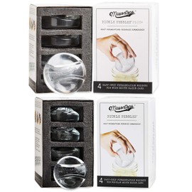 Masontops Pickle Pebble Glass Fermenting Weights - Pickling Fermentation Weight Set – Wide/Small Mouth Combo