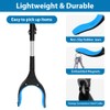 Adiwo Foldable Litter Picker Grabber, 91cm/36" Long Handle Litter Pickers