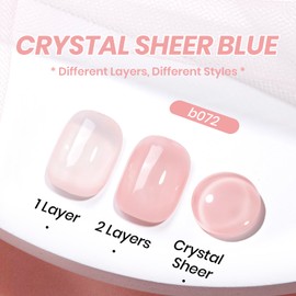 Beetles Jelly Nude Gel Polish 0.5oz Natural Gel Nail Polish Nail Concealer Neutral Color Jelly Peach Translucent Soak Off U V LED Nail Lamp Gel Polish Nail Art Gel 15ml Gift for Girls