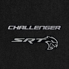 Lloyd Mats Heavy Duty Carpeted Floor Mats for Dodge Challenger RWD 2015-2023 - Challenger + Hellcat (Charcoal, 2PC - Fronts)
