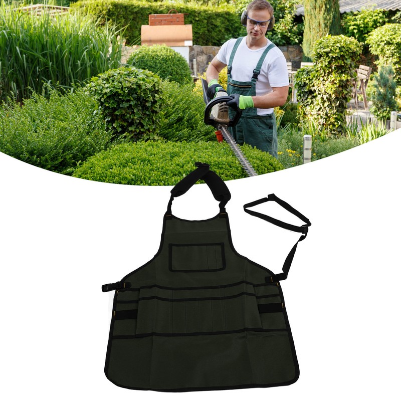 Work Apron Multi Pocket Waterproof Oxford Cloth Tool Bag Pouch