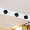 VIHOSE 24 Pcs 4'' ABS Round Vent Cover Plastic Soffit