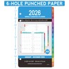2026 Planner Refills - A6 Weekly and Monthly Planner Inserts,