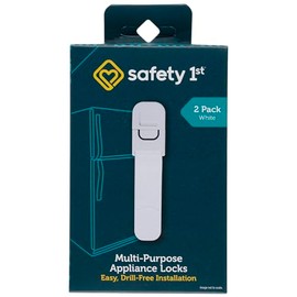 Safety 1st Multi-Purpose Latch,White 2-Count