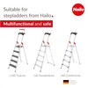 Hailo 9947-001 Easy Clix Interchangeable Feet for wood Set 2
