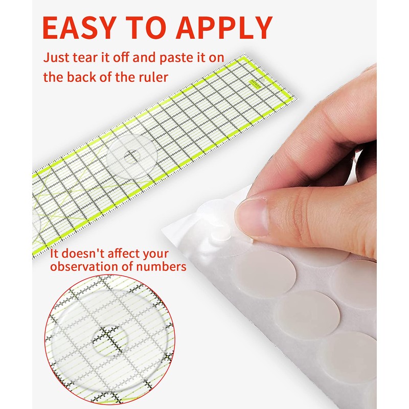 Non Slip Grips for Quilting Rulers Quilt Templates, Birllaid Non-Slip