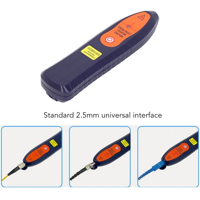 Fiber Visual Fault Locator Optic Network Cable Tester Meter Red