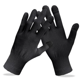 Dream Goods Sleep Gloves for Men, Moisturizing, Prevents Hand Rashes, Hand Care, Smartphone Compatible, 100% Pure Cotton, Gentle on the Skin, Hand Eczema, Cracking, Atopic Virus Protection, Sleeping, Night, Men's, Spring and Summer, black 1 pair, Free Size