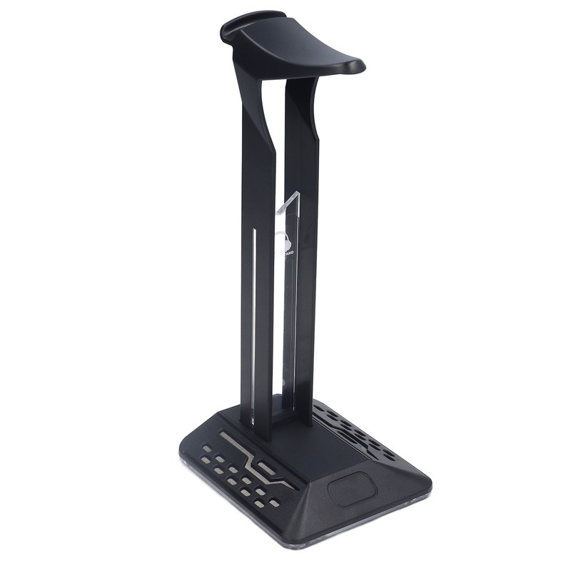 RGB Headphone Stand 2 USB Ports Multifunction Gaming Headset Holder