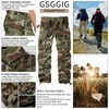 GSGGIG Men's Cargo Pants, Casual Outdoor Camo Pants, Relaxed Fit