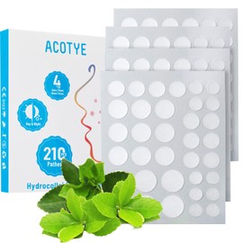 ACOTYE Pimple Patches Spot Patches 245pcs Salicylic Acid, Tea Tree Oil, Day and Night, 4 Sizes for All Skin Types
