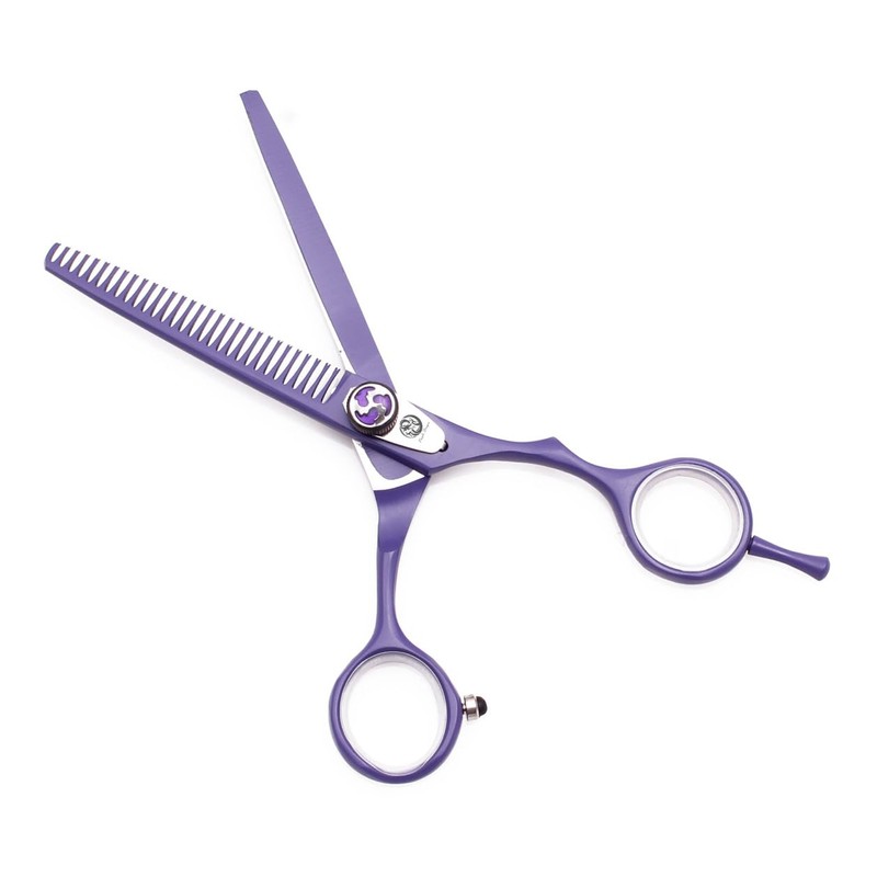 Kit Tijeras Profesionales Estilista Barbero Peluquero Purple Dragon 6 pulgadas