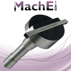 MachEl 2.5-Inch Fly Cutter with R8 Shank for Bridgeport Milling Machines – Includes 5/16" x 5/16" x 4" HSS Tool Bit
