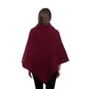 ARAN ISLE Ladies Poncho 100% Virgin Wool Aran Cable Knit
