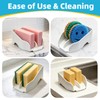 Langierspur Smiley Face Sponge Holder for Kitchen Sink, Sink Caddy