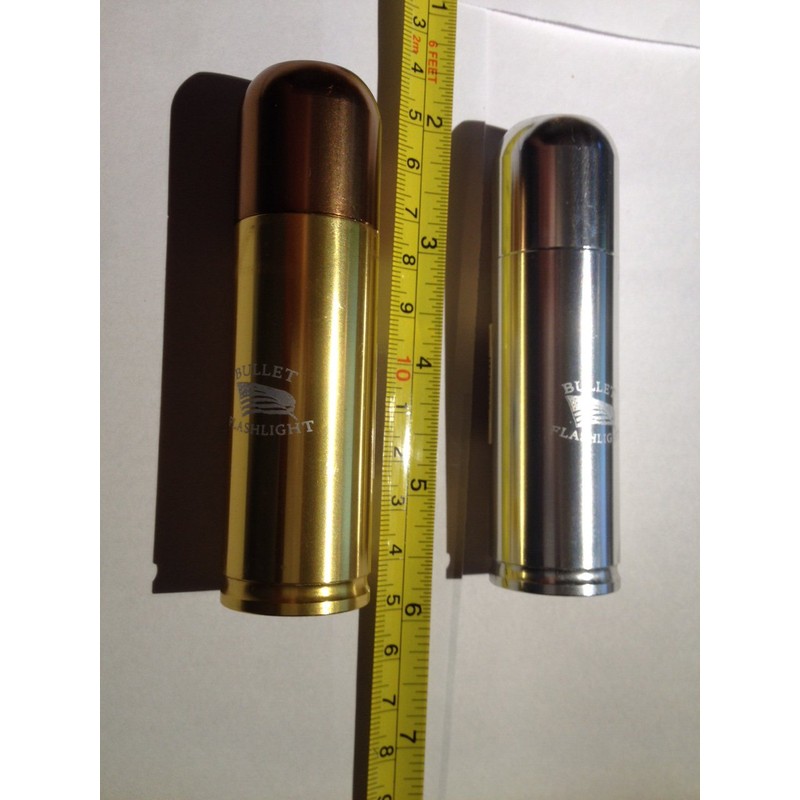 BULLET FLASHLIGHT. Tough Aluminu features 9 LED’s for bright illumination.