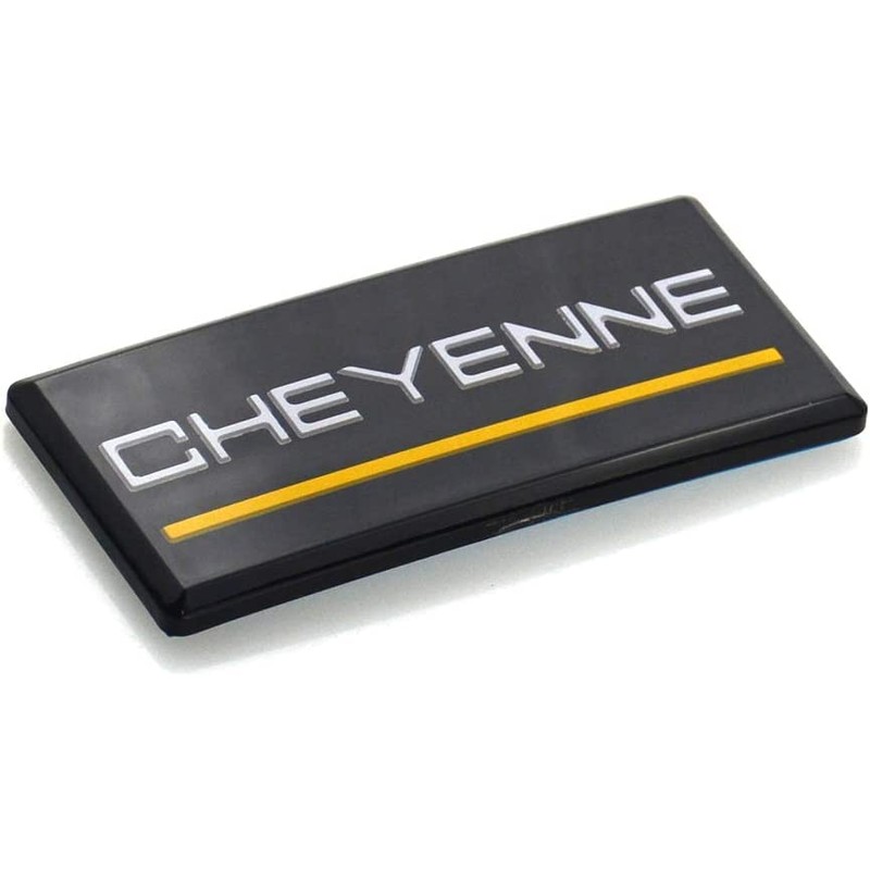 2X 88-98 Cheyenne Roof Pillar Cab Emblem 3D Badge Nameplate