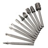 Carbide Drill Bits Set of 10 - Durable Round Tools