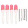 4PCS Fishing Glow Sticks High Visibility Night Fishing Float Tail