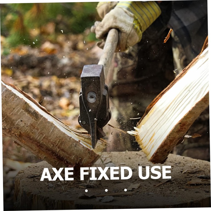 Abaodam 10pcs Iron Wedge Kit with Classic Wooden Handle Safety