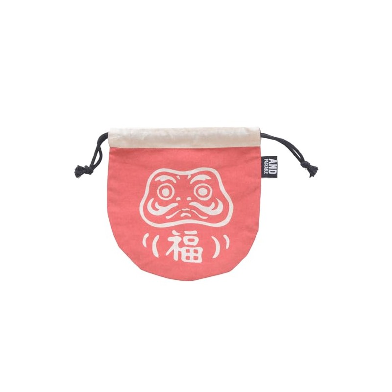 Techno Prime Daruma Pouch, Red