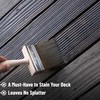 Bates- Deck Stain Brush, 4 Inch, 2 Pack, Wooden Handle,