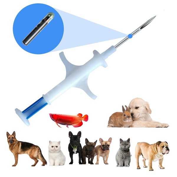 Manruta Small Pet ID Microchip for Puppies and Cats Fish
