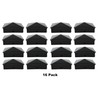 Plastic Pyramid 4x4 True(100 mm) Fence Post (16, Black)