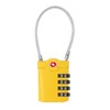 ZHEGE TSA Approved Luggage Locks, Suitcase Padlocks, White Code Padlock