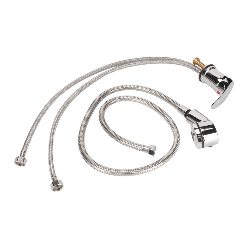 Shampoo Bed Faucet Kit Ceramic Valve Good Sealing Hot Cold