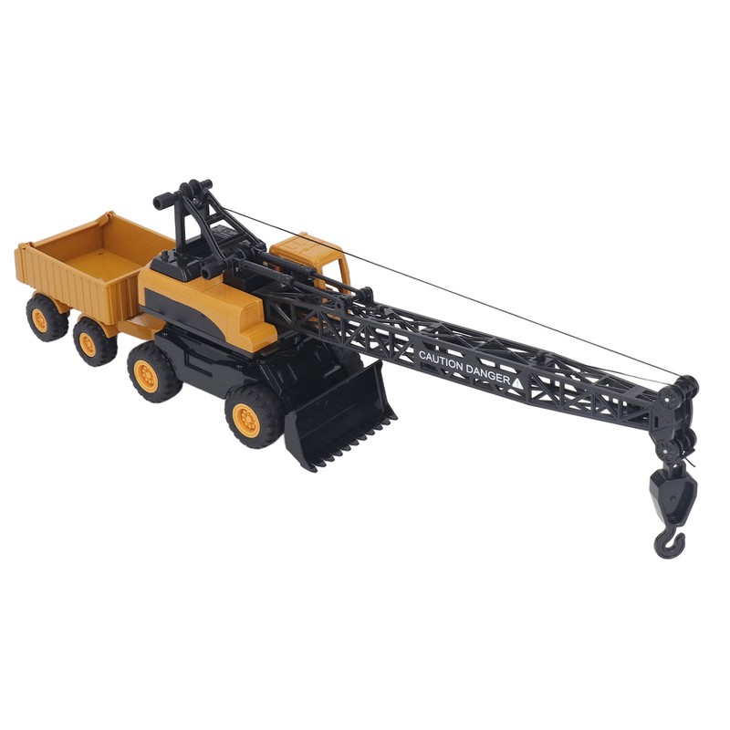 Crane Truck Toy 1:55 Strong Alloy Plastic Hand Eye Coordination