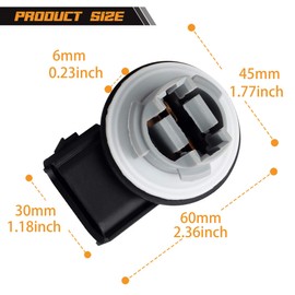 MACHSWON 2Pcs Turn Signal Light Socket Assembly Fit for Ford 2009-2014 F150 F250 F350 Super Duty Edge