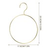 16 Pcs Metal Circle Hanger, Belt Scarf Ring Hanger, No