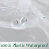 Obstal Clear Plastic Tablecloth 60 x 84 Inch, 100% Waterproof
