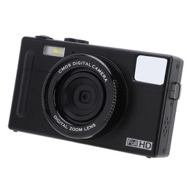 Digital Camera, 48MP, 1080P, 16X Digital Zoom, Anti-Shake Point and Shoot Camera, HD, 3" IPS Screen, Compact Small Camera with Multiple Filters and Face Detection